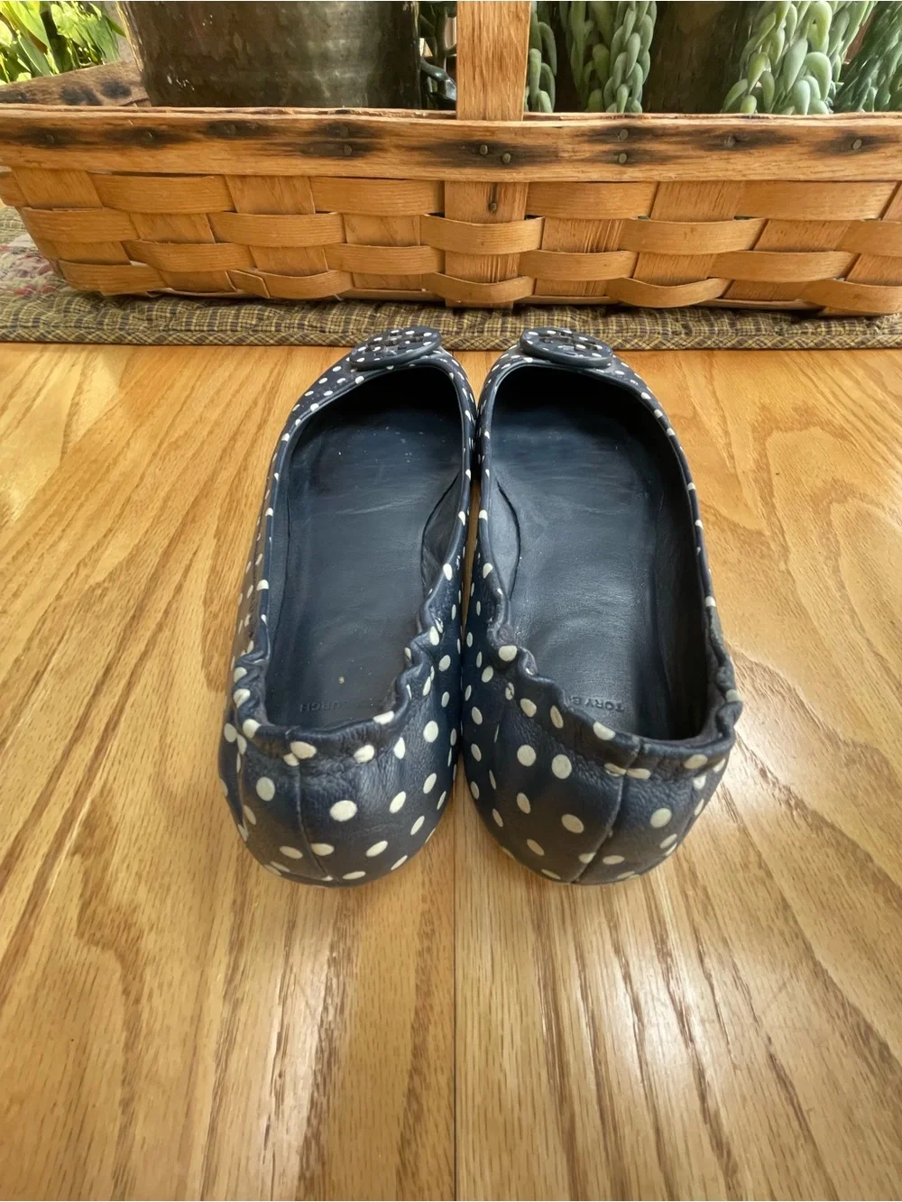 Tory Burch navy minnie